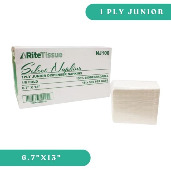 1 Ply Junior Dispenser Napkin