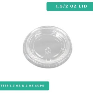 1.5-2oz Plastic Portion Cup Lid