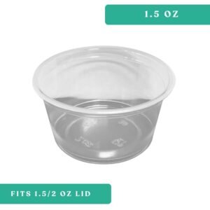 1.5oz Plastic Portion Cup