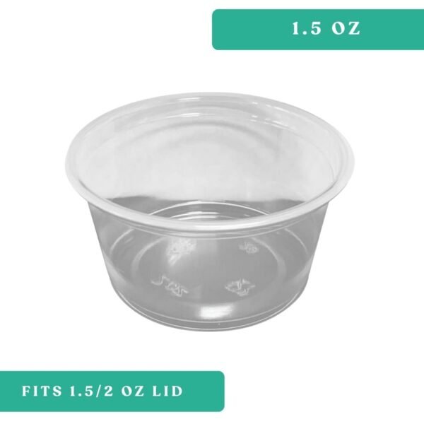 1.5oz Plastic Portion Cup