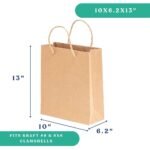 10x6.2x13" Twisted Handle Paper Bag