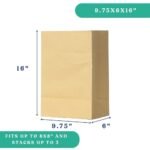 10x6x16" No Handle Paper Bag (DD50)