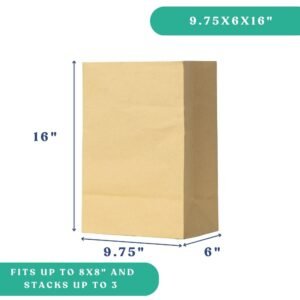 10x6x16" No Handle Paper Bag (DD50)