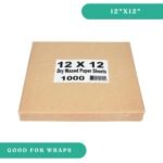 12"x12" Dry Wax Sheets