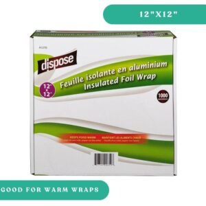 12"x12" Insulated Foil Wrap