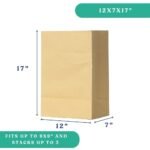 12x7x17" No Handle Paper Bag (DD60)