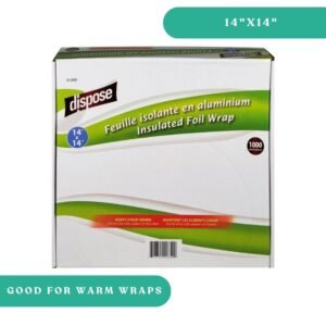 14"x14" Insulated Foil Wrap