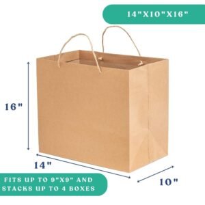 14x10x16" Twisted Handle Paper Bag - Heavy Weight