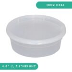 16oz Deli Container with Lid