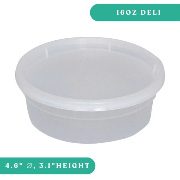 16oz Deli Container with Lid