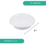 16oz Round Container + Lid (6")