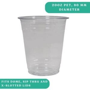 20oz Clear PET Cup