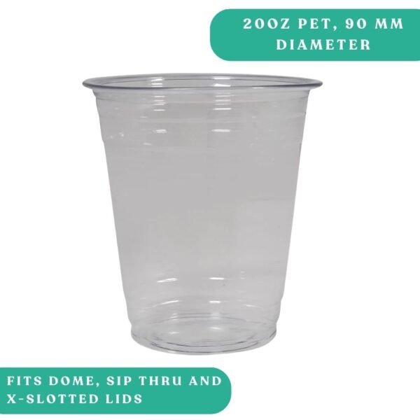 20oz Clear PET Cup