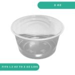 2oz Plastic Portion Cup