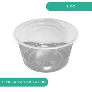 2oz Plastic Portion Cup