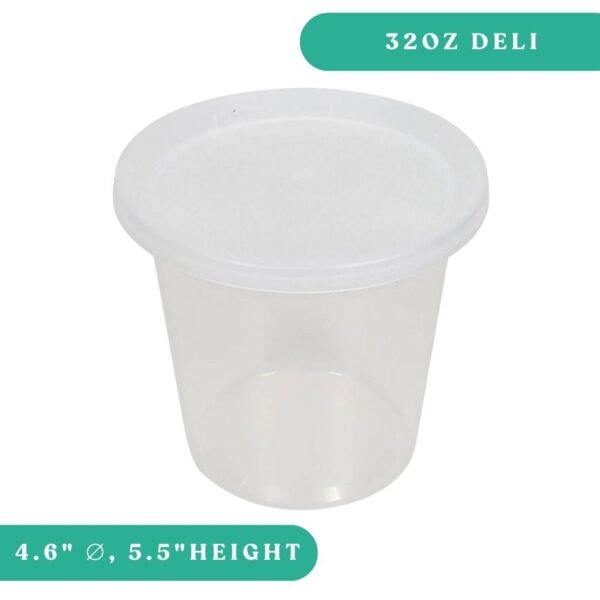 32oz Deli Container with Lid