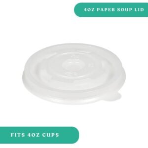 4oz Paper Soup Cup Lid