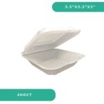 6x6" PP Clamshell with Slit