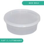 8oz Deli Container with Lid
