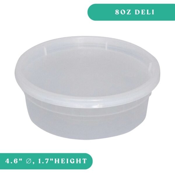 8oz Deli Container with Lid