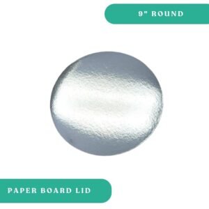9" Flat Paper Lid