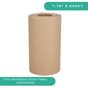 Kraft Hand Towel Rolls - 600'