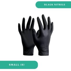 Small Black Nitrile Gloves