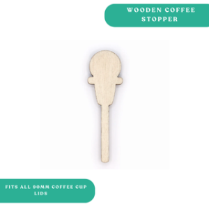 Wooden Sip Stopper for Coffee Lids