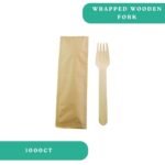 Wrapped Wooden Fork