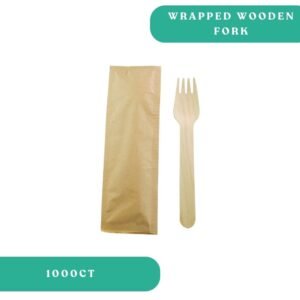 Wrapped Wooden Fork